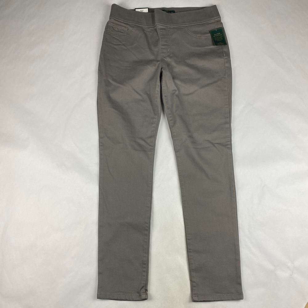 NWT Lauren Ralph Lauren Pants Women's Size 10 Gray Modern Legging